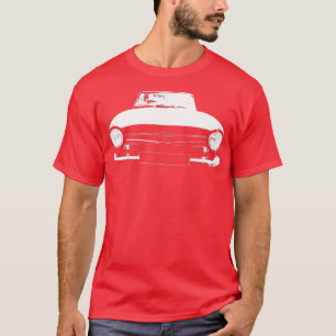 Triumph TR6 classic British sports car white block T-Shirt