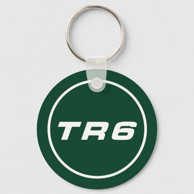 Triumph TR6 Keychain BRG (Front)