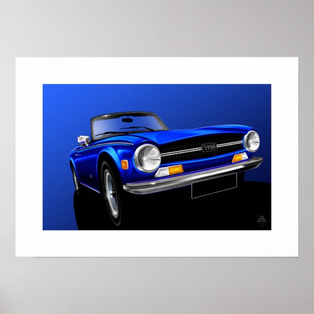 Triumph TR6 Poster (Front)