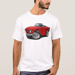 Triumph TR6 Red Car T-Shirt