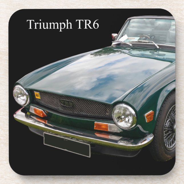 Triumph TR6 Sports Car Coaster (Front)