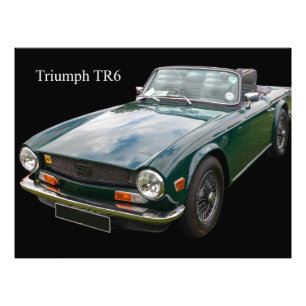 Triumph TR6 Sports Car Photo Print