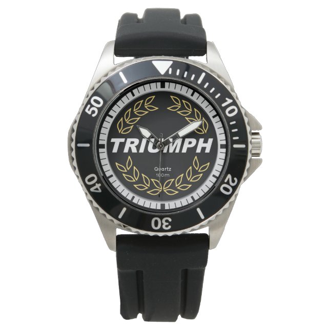 Triumph TR7 Laurel Wreath  Watch (Front)
