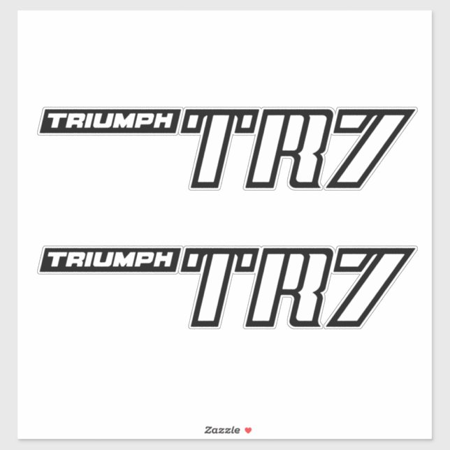 Triumph TR7 Logo - Early Cars (Sheet)