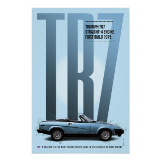 Triumph TR7 Poster