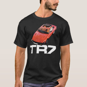 Triumph TR7 - Red with white logo Classic T-Shirt