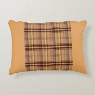 Triumph TR7 Tan Tartan Decorative Cushion