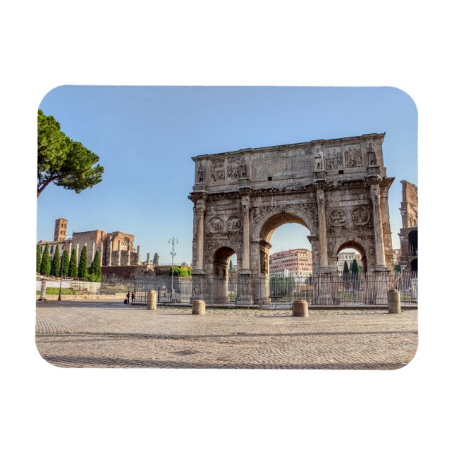 Triumphal Arch of Constantine - Rome, Italy Magnet (Horizontal)