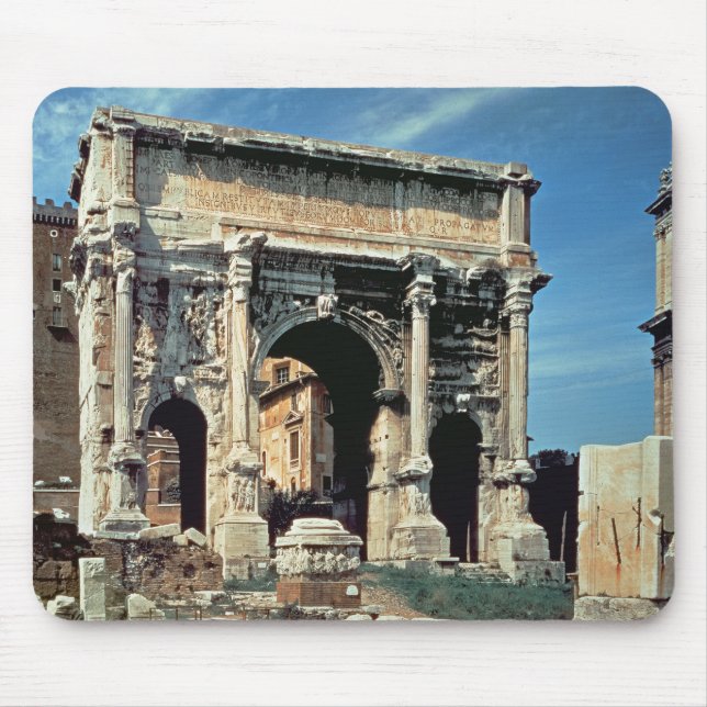 Triumphal Arch of Septimius Severus, dedicated in Mouse Mat (Front)
