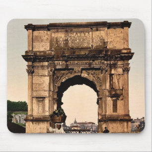 Triumphal Arch of Titus, Rome, Italy classic Photo Mouse Mat