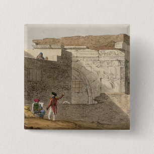 Triumphal Arch, Tripoli, plate 4 from 'A Narrative 15 Cm Square Badge