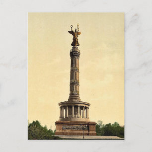 Triumphal Column, Berlin, Germany rare Photochrom Postcard