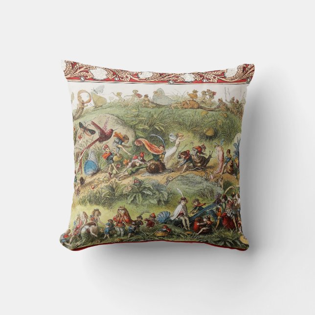 Triumphal March of The Elf King, Fairies,Goblins  Cushion (Front)