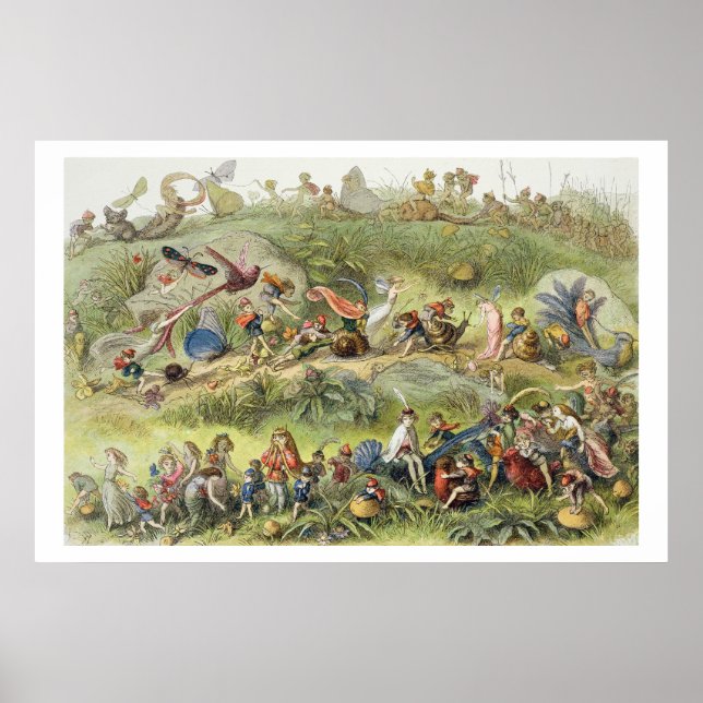 Triumphal March of the Elf-King, illustration from Poster (Front)