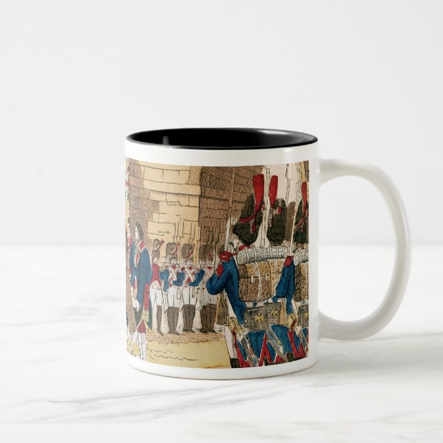 Triumphant Entry of the French into Madrid Two-Tone Coffee Mug (Right)