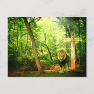 Triumphant King Postcard