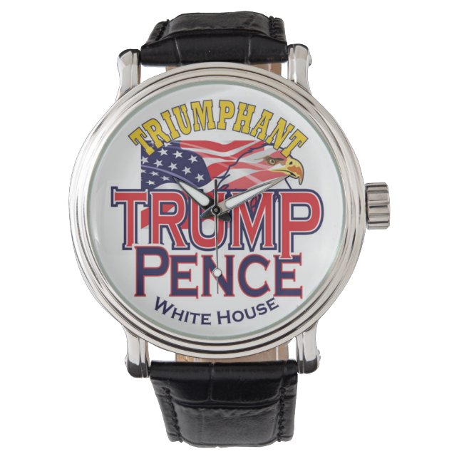 Triumphant Trump Pence Mens Watch (Front)