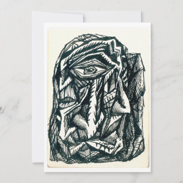 Triumvirate, Flat Greeting Card (Front)