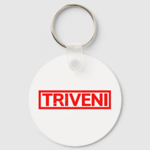 Triveni Stamp Key Ring