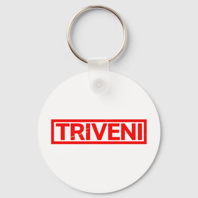 Triveni Stamp Key Ring (Front)