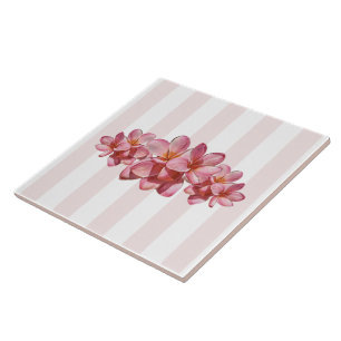 Trivet - Pink Plumeria