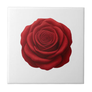 Trivet - Red Rose Flower