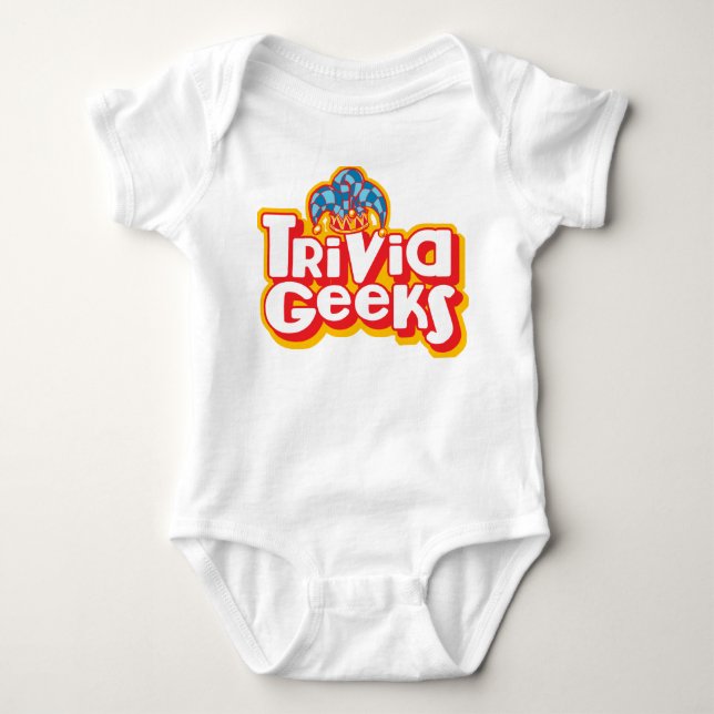 Trivia Geeks Merchandise Baby Bodysuit (Front)
