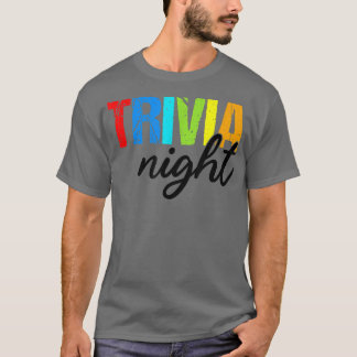 Trivia NightFunny Quiz Game Enthusiast  T-Shirt
