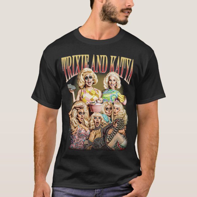 Trixie and Katya Bootleg Vintage - art T-Shirt (Front)