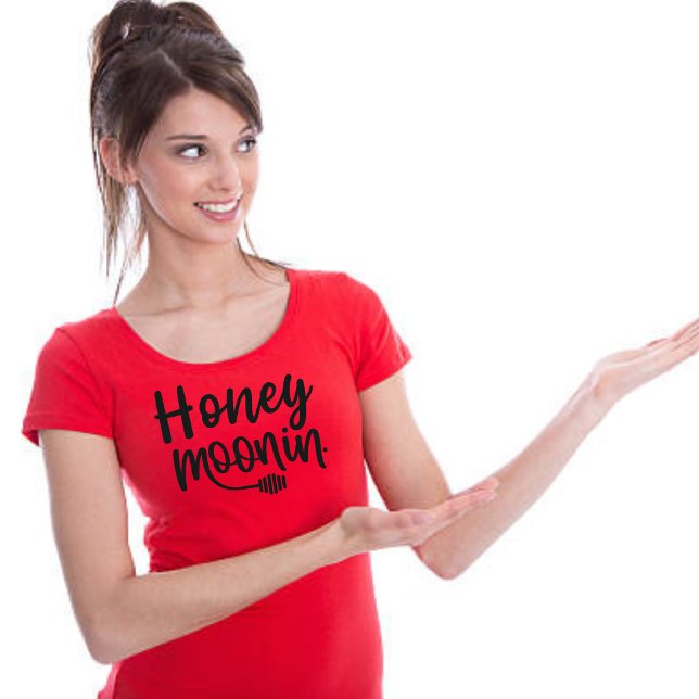 TRIXIE Retro 70's Themed Honeymoonin' Bride T-Shirt (Creator Uploaded)