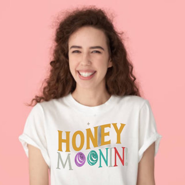 TRIXIE Retro 70's Themed Honeymoonin' Bride  T-Shirt (Creator Uploaded)
