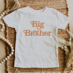TRIXIE Retro Groovy 70's Big Brother Announcement Maternity T-Shirt