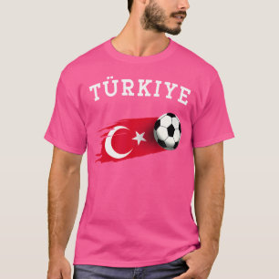 Trkiye Flag Turkey Flag Turkish Soccer Turkish Foo T-Shirt
