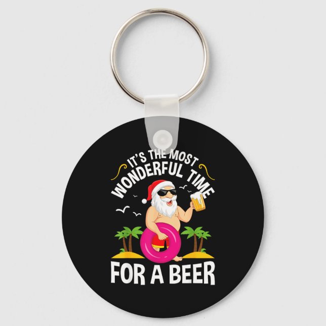 Trocal Christmas It's The Most Wonderful Time For  Key Ring (Front)