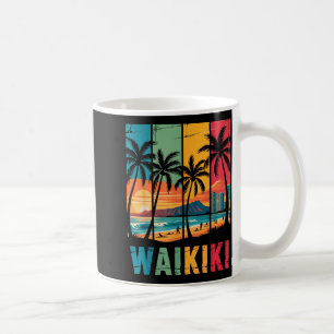 Trocal Vintage Waikiki Honolulu Hawaii Island Waik Coffee Mug