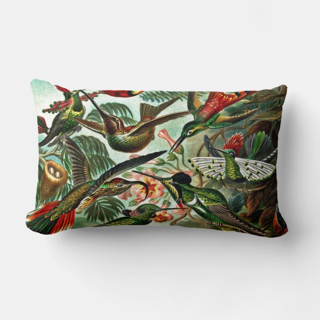 Trochilidae - Hummingbirds Lumbar Cushion (Front)