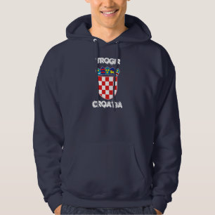 Trogir, Croatia with coat of arms Hoodie