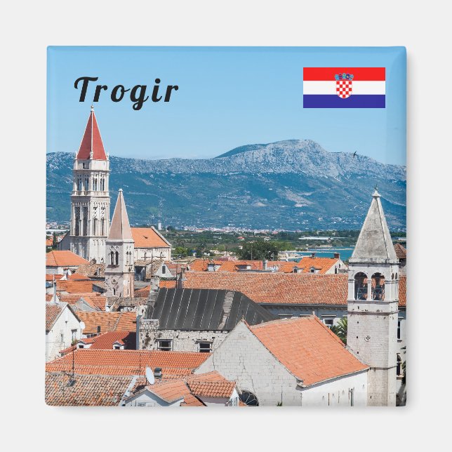 Trogir historical city - Dalmatia, Croatia Magnet (Front)