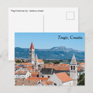 Trogir historical city - Dalmatia, Croatia Postcard