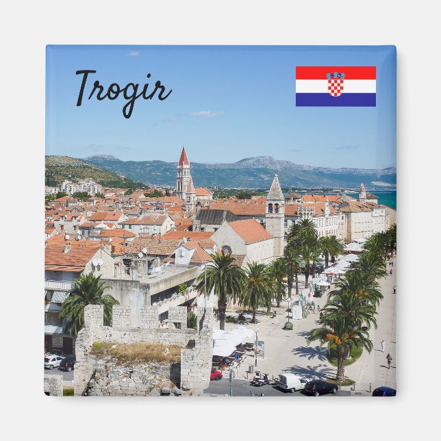 Trogir seafront promenade - Dalmatia, Croatia Magnet (Front)