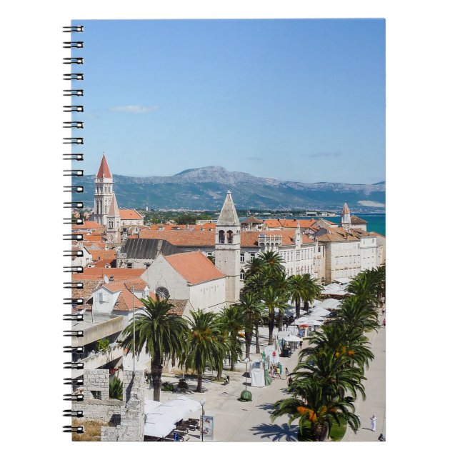 Trogir seafront promenade - Dalmatia, Croatia Notebook (Front)