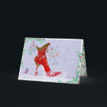 Troika Christmas Card<br><div class="desc">The Troika Christmas Card has been left blank for your own Christmas message.  There are also gift wrapping accessories to go with the card.</div>