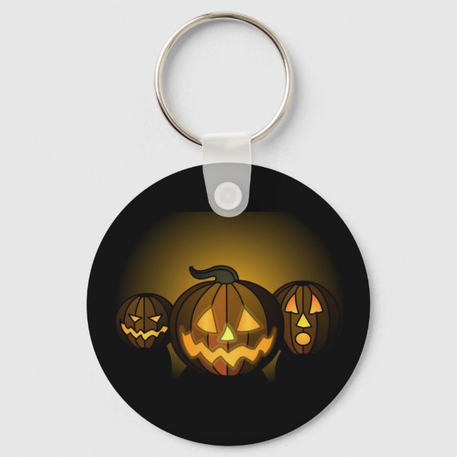 Trois petites citrouilles ... - key ring (Front)