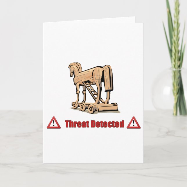 Trojan Threat Detected Card (Front)