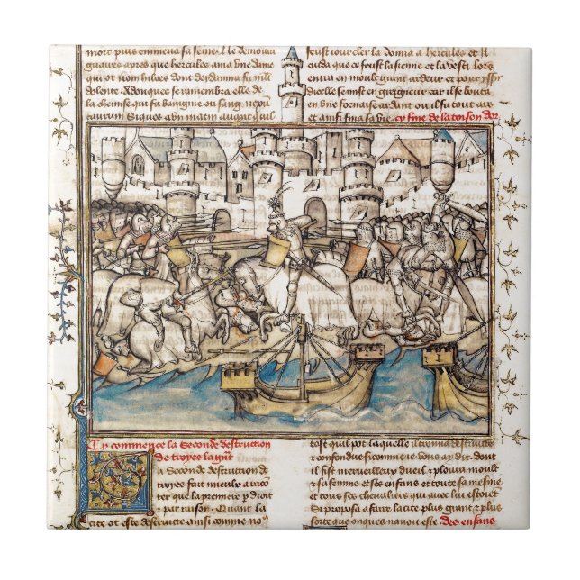 Trojan War Battle Tile (Front)