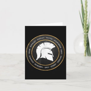 Trojan War Heroes Of Troy And The Achaeans Bronze  Card