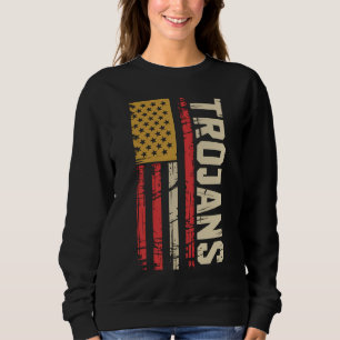Trojans American Spirit Vintage Patriotic Sweatshirt