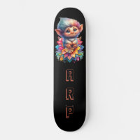 *~* Troll AP89 Hippie Neon Whimsical Initial Cute