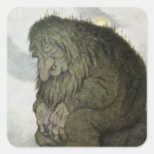 TROLL at Rest Square Sticker