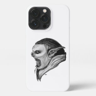 Troll Black and White Design iPhone 13 Pro Case